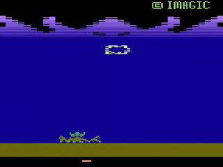 Subterranea title screen for Atari 2600
